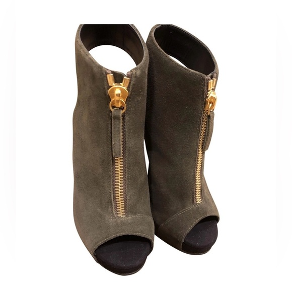 Giuseppe Zanotti green suede sandals - Picture 1 of 12